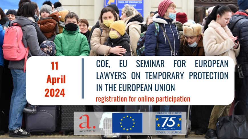 Temporary Protection in the European Union: seminar and presentation of new Council of Europe HELP online course